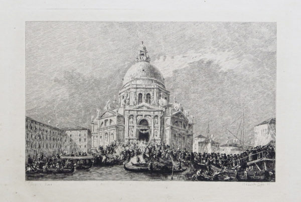 Gravure ancienne de Venise