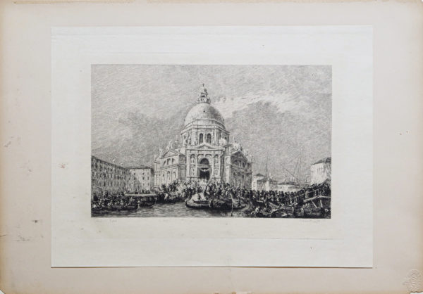 Gravure ancienne de Venise