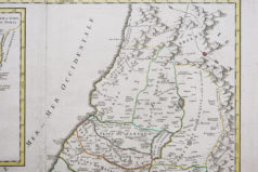 Carte géographique ancienne - Judée - Terre Sainte