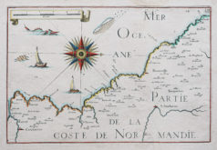 Carte Marine ancienne de Normandie