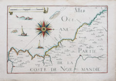 Carte Marine ancienne de Normandie