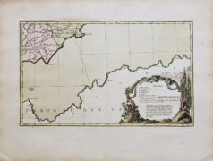 Carte murale des Postes d’Espagne et Portugal