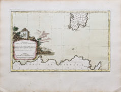 Carte murale ancienne de l’Italie - Corse