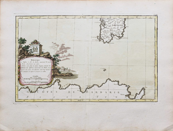 Carte murale ancienne de l’Italie - Corse