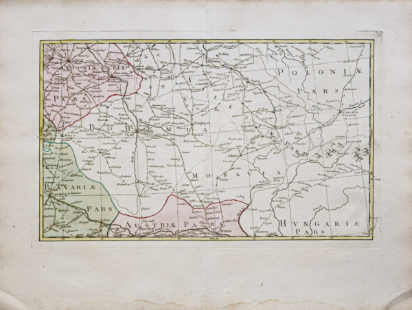 Carte murale ancienne de l'Allemagne