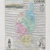 Carte géographique ancienne de la Corse