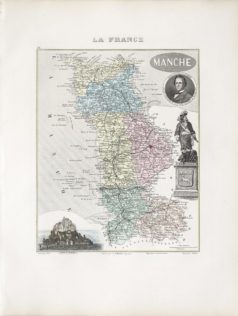 Cartes géographiques anciennes de Normandie