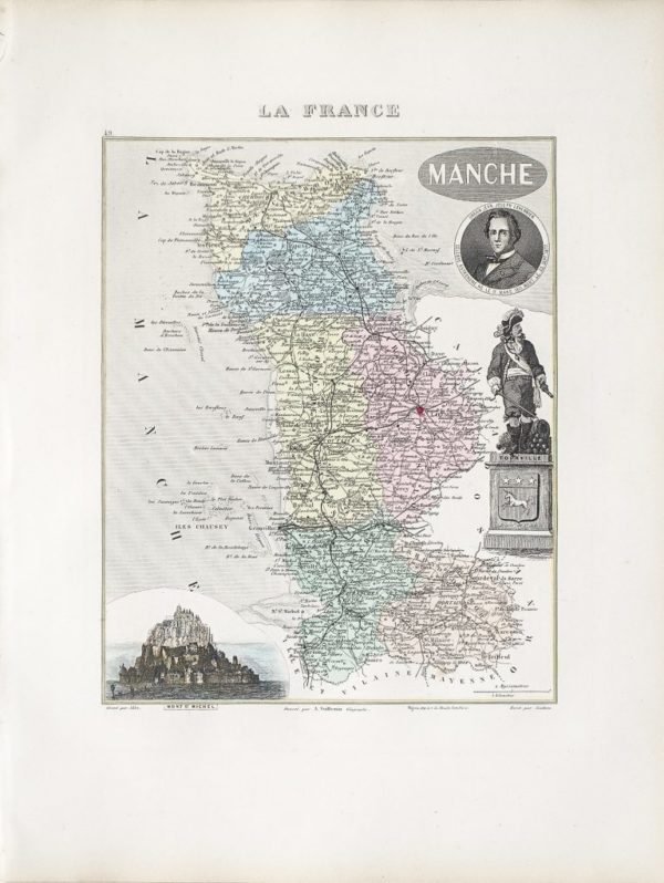 Cartes géographiques anciennes de Normandie