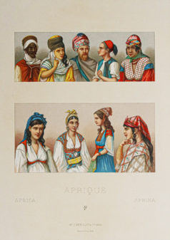 Gravure ancienne - Costumes