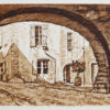 Gravure ancienne - Orangerie de la Barben