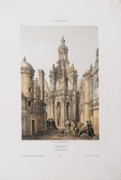 Lithographie ancienne de Chambord