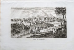 Gravure ancienne - Vue d’Ispahan - Iran