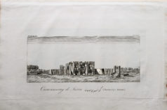 Gravure ancienne - Caravansérails de Charun - Perse