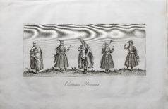 Gravure ancienne - Costumes Persans
