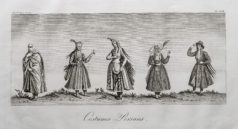 Gravure ancienne - Costumes Persans