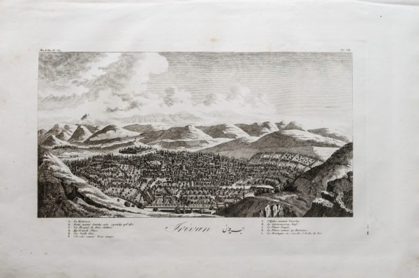 Gravure ancienne - Erevan - Irivan - Arménie – Image 2
