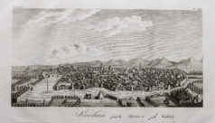 Gravure ancienne - Kachan - Kashan - Iran