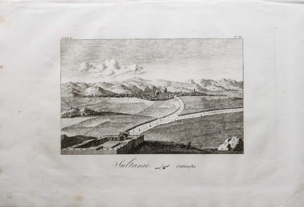 Gravure ancienne - Soltaniyeh - Sultanie - Iran