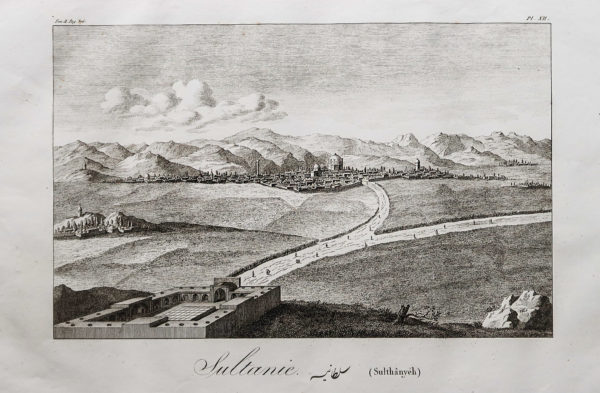 Gravure ancienne - Soltaniyeh - Sultanie - Iran