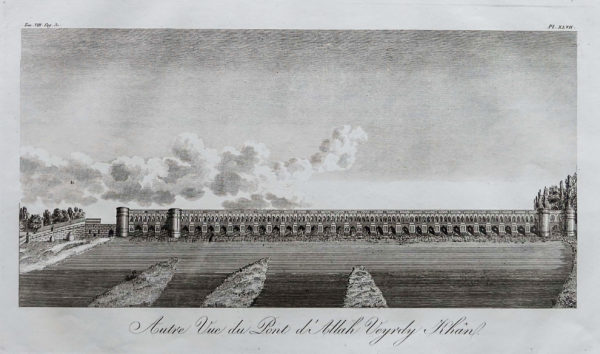 Gravure ancienne - Pont d’Allah Verdi Khan - Ispahan