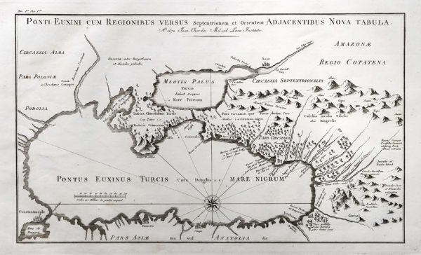 Carte ancienne - Mer noire- Pontus Euxinus