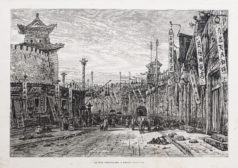 Lithographie ancienne de Pékin - Beijing