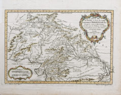 Carte géographique ancienne de l’Hindoustan