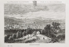 Gravure ancienne de Draguignan