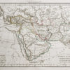 Carte géographique ancienne - Arabie - Proche Orient