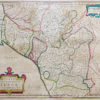 Carte géographique ancienne de Lucques - Lucca