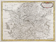 Carte ancienne de l’Île de France - Paris