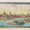 Gravure ancienne de la ville de Blois