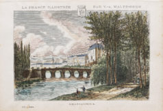 Gravure ancienne de Châteauroux