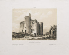 Lithographie ancienne - Château de Montrevault