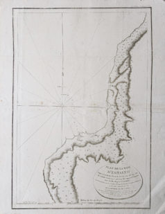 Carte Marine ancienne - Baie d’Estaing - Russie