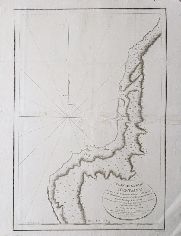 Carte Marine ancienne - Baie d’Estaing - Russie