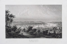 Gravure ancienne de Cincinnati