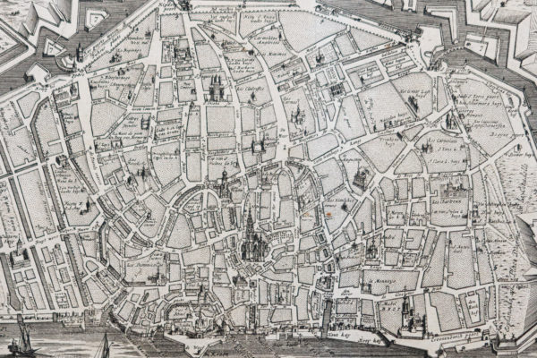 Plan de la ville d'Anvers