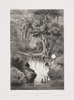 Lithographie de Georgetown - Penang - Malaisie