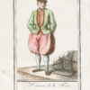Gravure ancienne - Homme Hollandais