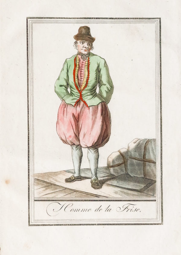 Gravure ancienne - Homme Hollandais
