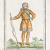 Gravure ancienne - Homme de Sibérie