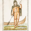 Gravure ancienne - Homme Groenlandais
