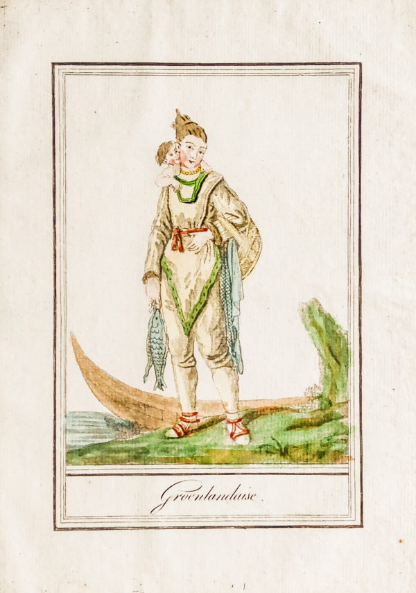 Gravure ancienne - Femme Groenlandaise