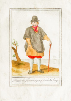 Gravure ancienne - Homme Hollandais