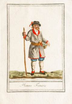 Gravure ancienne - Homme Finnois