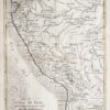 Carte géographique ancienne du Perou