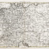 Carte géographique de l’Allemagne - la Bohême - la Hongrie - Pologne