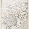 Carte géographique de la Chine - Corée - Iles du Japon