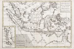 Carte géographique de l’Indonésie - Iles de la Sonde - Moluques